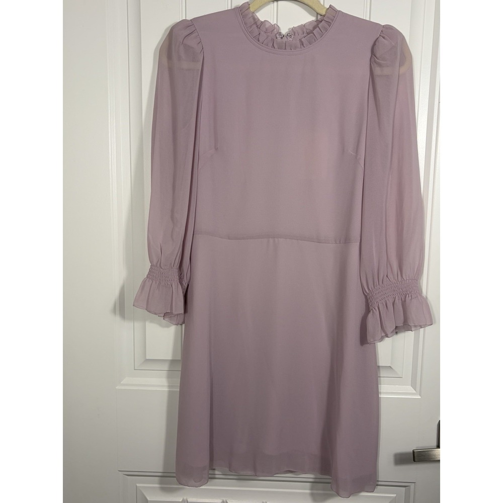 Wilfred Aritzia‎ Swept Dress Size 6 Cloudy Lilac Long Sleeve